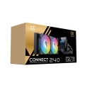 Tản Nhiệt Nước AIO Xigmatek Alpha Connect 240 Black - EN45257 (LCD)