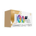 Tản Nhiệt Nước AIO Xigmatek Alpha Connect 240 Arctic (White) - EN45264 (LCD)