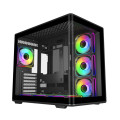 Vỏ Case Cooler Master Elite 600 Black 7 ARGB (ATX, Sẵn 7 fan ARGB, Max 10 fan, Rad 360, USB-C 20Gbps)