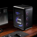 Vỏ Case Cooler Master MasterFrame 400 Mesh Black (m-ATX, Sẵn 1 fan ARGB, Max 9 fan, Rad 360, USB-C 20Gbps)