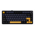 Bàn Phím Cơ Không Dây AULA F75 Đen + Xanh Đậm + Cam, Reaper Switch (3 mode, Gasket mount, Hotswap)