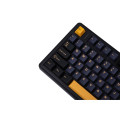 Bàn Phím Cơ Không Dây AULA F75 Đen + Xanh Đậm + Cam, Reaper Switch (3 mode, Gasket mount, Hotswap)