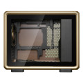 Vỏ Case Cooler Master MasterFrame 400 Mesh Gold Limited Edition (m-ATX, Sẵn 1 fan ARGB, Max 9 fan, Rad 360, USB-C 20Gbps)