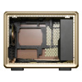 Vỏ Case Cooler Master MasterFrame 400 Mesh Gold Limited Edition (m-ATX, Sẵn 1 fan ARGB, Max 9 fan, Rad 360, USB-C 20Gbps)