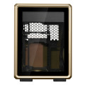 Vỏ Case Cooler Master MasterFrame 400 Mesh Gold Limited Edition (m-ATX, Sẵn 1 fan ARGB, Max 9 fan, Rad 360, USB-C 20Gbps)