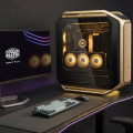 Vỏ Case Cooler Master COSMOS ALPHA GOLD Limited Edition (Logo mạ vàng 24K, Full Tower, E-ATX, Sẵn 3 fan, Max 15 fan, Rad 420, USB-C 20Gbps)