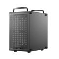 Vỏ Case Cooler Master QUBE 340 Black (m-ATX, Sẵn 1 fan, Max 6 fan, Rad 240, USB-C 20Gbps)