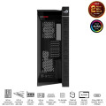 Vỏ Case Asus ROG Cronox GR801 Curve TG Screen Black (Full Tower, E-ATX, Kính cong, No Fan, Max 14 Fan, Rad 360, Màn LCD 9.2", USB-C 20Gbps)