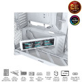 Vỏ Case Asus ROG Cronox GR801 Curve TG Screen White Edition (Full Tower, E-ATX, Kính cong, No Fan, Max 14 Fan, Rad 360, Màn LCD 9.2", USB-C 20Gbps)
