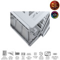 Vỏ Case Asus ROG Cronox GR801 Curve TG Screen White Edition (Full Tower, E-ATX, Kính cong, No Fan, Max 14 Fan, Rad 360, Màn LCD 9.2", USB-C 20Gbps)