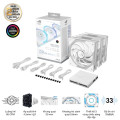 Bộ 3 Fan Case Asus ROG Eurux GR120 ARGB White Edition - Triple Pack