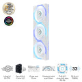 Bộ 3 Fan Case Asus ROG Eurux GR120 ARGB White Edition - Triple Pack