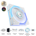 Bộ 3 Fan Case Asus ROG Eurux GR120 ARGB White Edition - Triple Pack