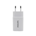 Củ Sạc Điện Thoại PHILIPS DLP5331CW White (USB Type A, USB Type C)