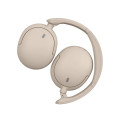 Tai Nghe Chụp Tai Không Dây SONY WH-CH730N Màu Be (Chống Ồn Chủ Động, Bluetooth 6.0, Thời Lượng Pin Lên Đến 75 Giờ)