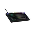 Bàn Phím Cơ Gaming Logitech G316 X 75 Black (USB-C, 8 kHz, Màn LED Dot-Matrix, Gasket mount, Hot-swap, Tactile switch, LIGHTSYNC RGB)