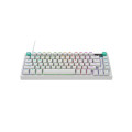 Bàn Phím Cơ Gaming Logitech G316 X 75 White (USB-C, 8 kHz, Màn LED Dot-Matrix, Gasket mount, Hot-swap, Tactile switch, LIGHTSYNC RGB)