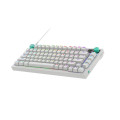 Bàn Phím Cơ Gaming Logitech G316 X 75 White (USB-C, 8 kHz, Màn LED Dot-Matrix, Gasket mount, Hot-swap, Tactile switch, LIGHTSYNC RGB)