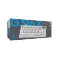 Bàn Phím Cơ Gaming Logitech G316 X 75 White (USB-C, 8 kHz, Màn LED Dot-Matrix, Gasket mount, Hot-swap, Tactile switch, LIGHTSYNC RGB)