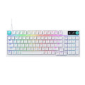 Bàn Phím Cơ Gaming Logitech G316 X 98 White (USB-C, 8 kHz, Màn LED Dot-Matrix, Gasket mount, Hot-swap, Tactile switch, LIGHTSYNC RGB)