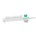 Bàn Phím Cơ Gaming Logitech G316 X 98 White (USB-C, 8 kHz, Màn LED Dot-Matrix, Gasket mount, Hot-swap, Tactile switch, LIGHTSYNC RGB)