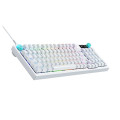 Bàn Phím Cơ Gaming Logitech G316 X 98 White (USB-C, 8 kHz, Màn LED Dot-Matrix, Gasket mount, Hot-swap, Tactile switch, LIGHTSYNC RGB)