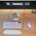 Bàn Phím Cơ Gaming Logitech G316 X 98 White (USB-C, 8 kHz, Màn LED Dot-Matrix, Gasket mount, Hot-swap, Tactile switch, LIGHTSYNC RGB)