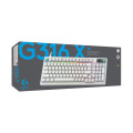 Bàn Phím Cơ Gaming Logitech G316 X 98 White (USB-C, 8 kHz, Màn LED Dot-Matrix, Gasket mount, Hot-swap, Tactile switch, LIGHTSYNC RGB)