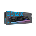 Bàn Phím Cơ Gaming Logitech G512 X 98 TMR Black (USB-C, Rapid Trigger, 8 kHz, Dual Swap, LIGHTSYNC RGB)