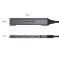 Bộ Chia USB-C to USB 3.0 4 PORT VegGieg V-K304 (3X USB 2.0+ 1 USB 3.0)