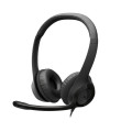 Tai Nghe Logitech H390, Màu Than Chì (USB-A, Mic khử ồn)