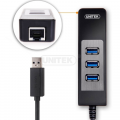Bộ chia Hub USB 3 Port 3.0 + Lan Unitek Y3045C