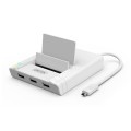 Bộ chia docking Micro USB sang Hub USB 3 Port 2.0 + Lan + OTG Unitek Y-2175