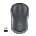 Chuột máy tính không dây Logitech M185 màu đen viền xám