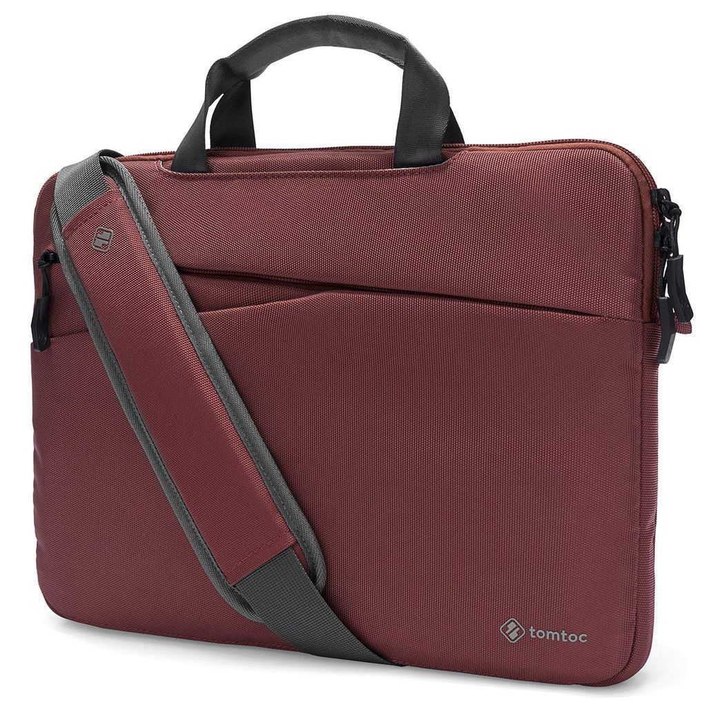 TÚI CHỐNG SỐC TOMTOC MESSENGER BAGS 15 INCH RED (A45-E01R)