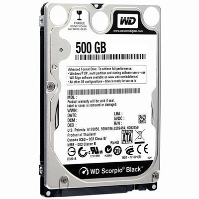 HDD WD 2.5 500GB BLACK SATA 6GB/S 7200RPM 32MB 7MM (WD5000LPLX)