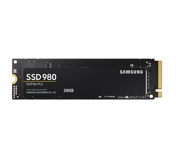 Ổ SSD Samsung 980 250GB PCIe 3x4 NVMe M2.2280 (Đọc: 2900MB/s - Ghi: 1300MB/s) MZ-V8V250BW
