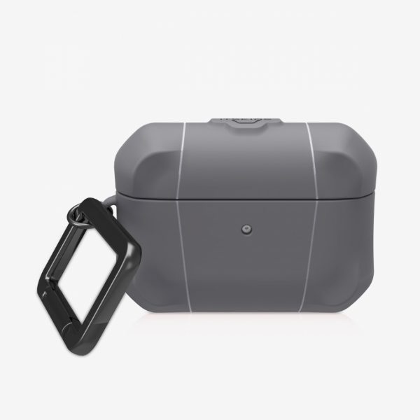 ỐP LƯNG AIRPOD PRO ITSKINS SPECTRUM SOLID ANTIMICROBIAL GREY