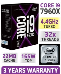 CPU INTEL CORE i9 7960X (2.8Ghz, 22MB Cache, LGA2066)