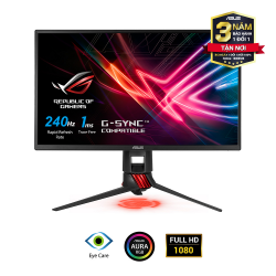 Màn Hình Game ASUS 25" ROG Strix XG258Q 240Hz 1ms G-SYNC Compatible, FreeSync Full HD Aura RGB