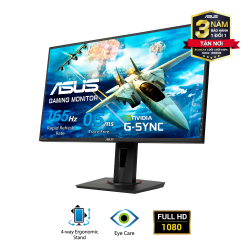 Màn hình gaming ASUS VG278Q - 27inch, Full HD, 1ms, 144Hz, Tương thích với G-SYNC, Adaptive-Sync
