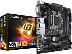 MAINBOARD GIGABYTE Z370M D3H. S-V-L. LGA1151V2. COFFEELAKE. DDR4X4