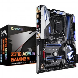MAINBOARD GIGABYTE Z370 AORUS GAMING 5. LGA1151V2. COFFEELAKE. DDR4X4. HDMI/DP