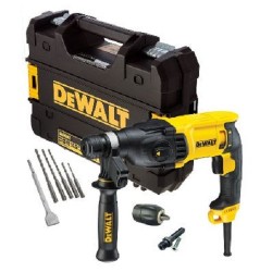Máy khoan búa 3 chức năng dewalt d25133k (mui sds 26mm+800w)