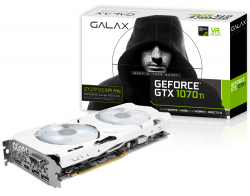 VGA CARD GALAX GeForce® GTX 1070 Ti EX-SNPR WHITE 8GB GDDR5 256-bit DP1.4/HDMI 2.0b/DVI-D