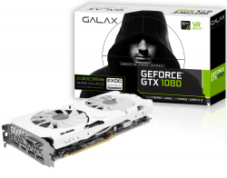 VGA CARD GALAX GeForce GTX 1080 EXOC-SNPR WHITE 8GB GDDR5X 256-bit DP1.4/HDMI 2.0b/DVI-D