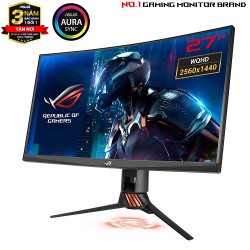 MONITOR CURVER ASUS 27 ROG SWIFT PG27VQ 165HZ 2K WQHD G-SYNC AURA SYNC