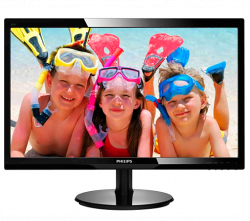 Màn hình PHILIPS 24" 246V5LSB màu đen (DSUB/DVI)