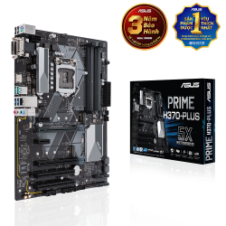MAINBOARD ASUS PRIME H370 PLUS. LGA 1151V2. DDR4x4. HDMI/DVI/M2