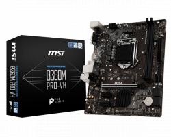 MAINBOARD MSI B360M PRO VH. LGA 1151V2. DDR4x2. DSUB/HDMI